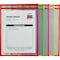 C-Line Products Shop Ticket Holder, 9"x12", Metal Eyelet, 10/PK, Assorted 10PK CLI43920 - alternate 2